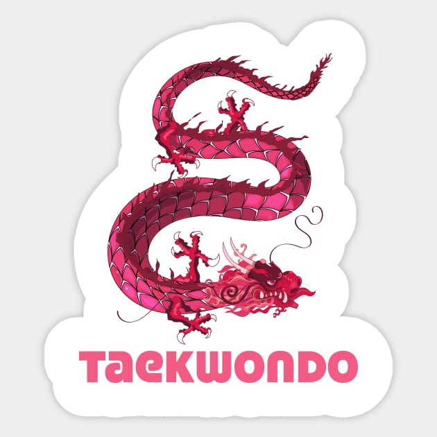 Taekwondo Sticker by nickemporium1